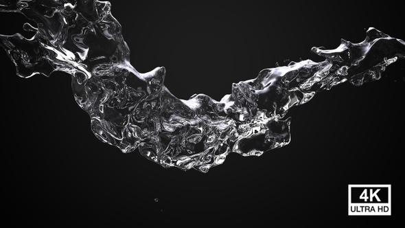 Water Flow Splash 4K alt
