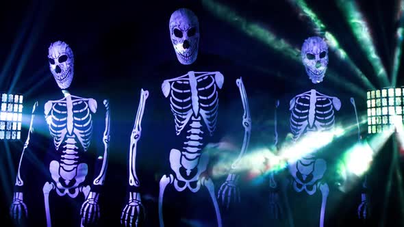 glow uv neon halloween skeleton bones costume dead