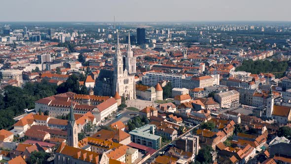 Cityscape of Zagreb