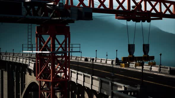 High Way Bridge Under Construction