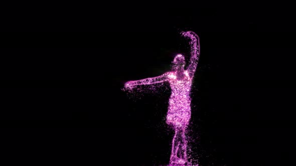 Dancing Ballerina Particles