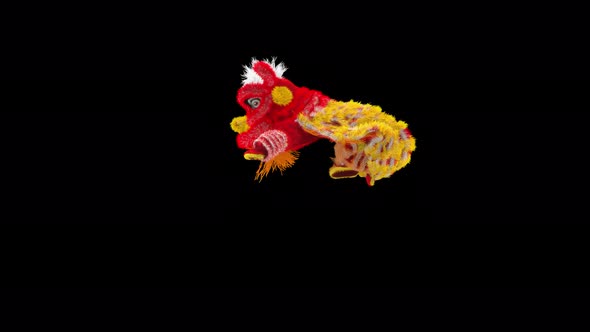 64 Chinese New Year Lion Dancing 4K