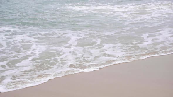 Waves on a Sandy Beach