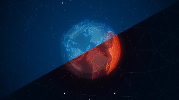 Pack of Africa Continent on the Rotating Earth HD alt