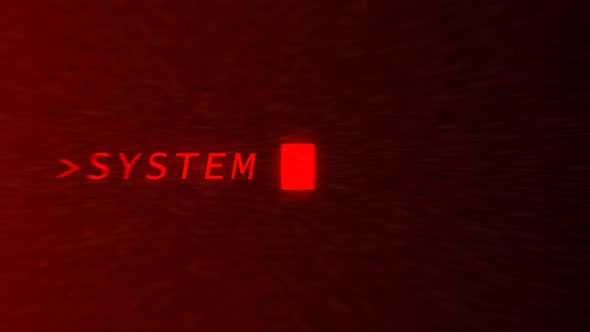 System error inscription.