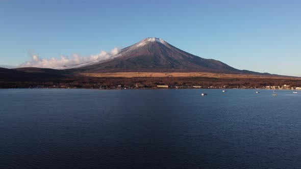 Skyline Aerial view in Mt. Fuji