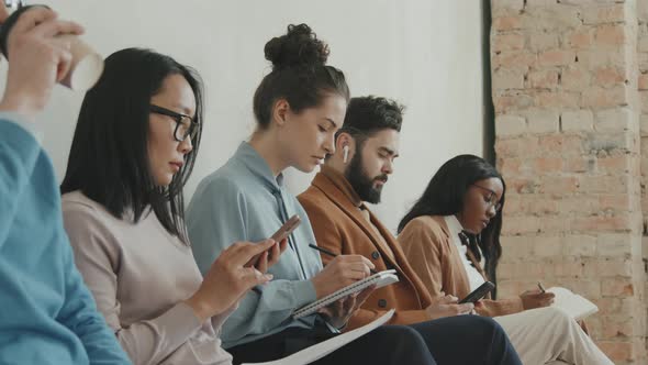 Job Applicants Waiting for Interview