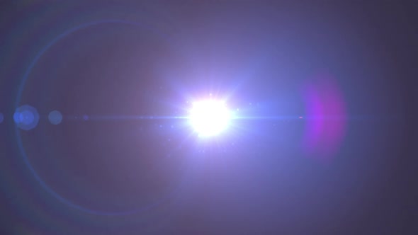Bright blue spot of light glowing against blue background
