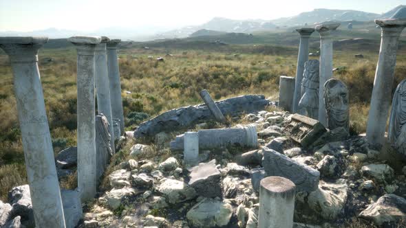 The Ancient Greek Temple in Italy