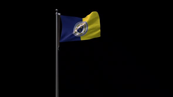 Trenton City Flag With Alpha 2K