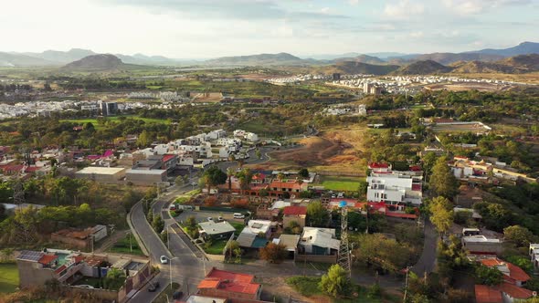 Complex of houses outside the city cerro occidente cloudy sky urban forest