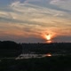 Time Lapse Sunset Landscape with Cirrus Clouds in Sky Over River Water - VideoHive Item for Sale