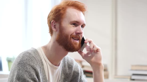 Man Talking on Phone