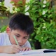 The Boy Doing Home Work. - VideoHive Item for Sale