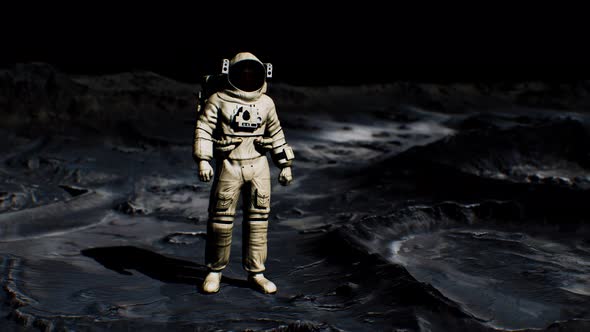 Astronaut on Lunar Landing Mission alt