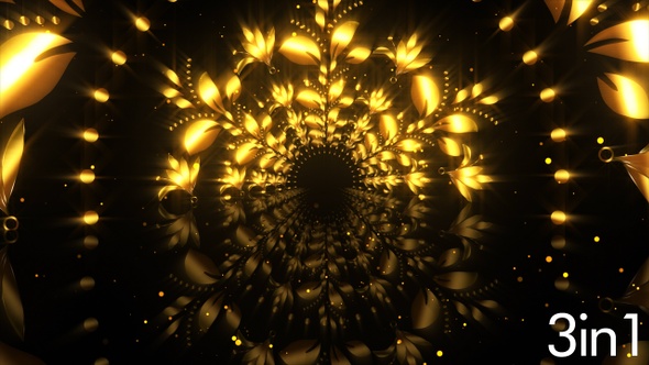 Gold Mandala Background 4K