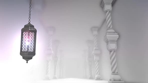 Ramadan Candle Lantern   3d Animation 02 alt