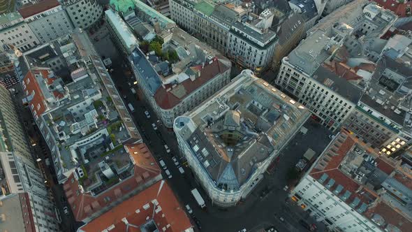Aerial of Neuer Markt and Stephansplatz