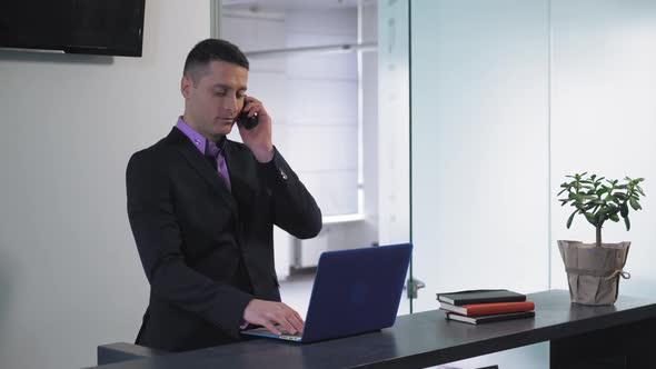 Male Secretary at Work