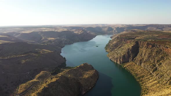 Halfeti  Euphrates river in Şanlıurfa.