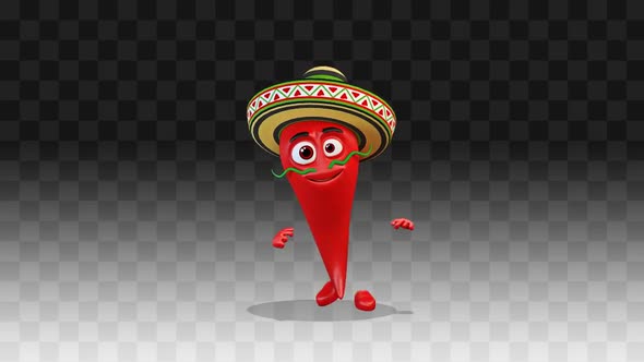 Chili Pepper Dancing An Ice Baby Dance