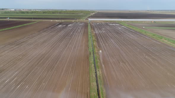 Irrigation System on Agricultural Land