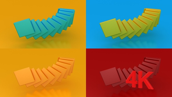 Animated Rhombuses Background