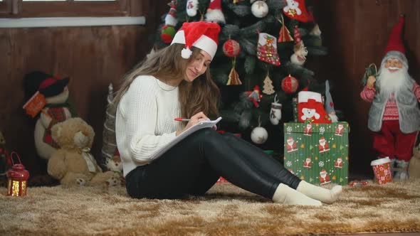 Girl Writes a Letter To Santa