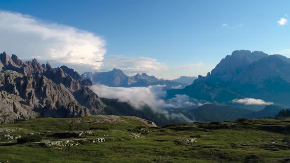 National Nature Park Tre Cime In the Dolomites Alps