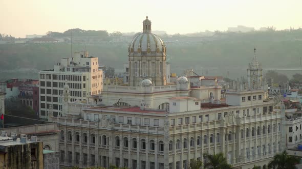 Grand Theater of Havana, skyline, Cuba with buildings