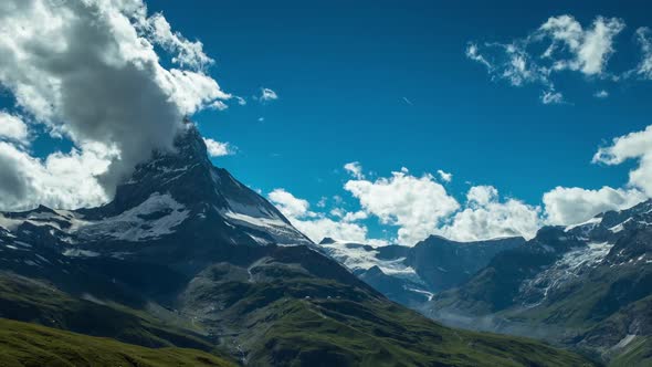 matterhorn alps switzerland mountains snow peaks ski timelapse