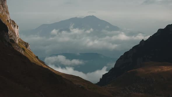 Clouds Time Lapse on the Mountain