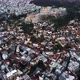 Drone View of the Old Streets at the Foot of the Acropolis of Athens in Athens - VideoHive Item for Sale