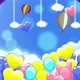 Colorful Cartoon Balloons And A Rainbow - VideoHive Item for Sale