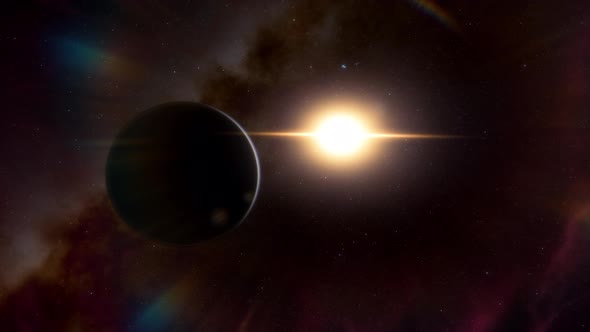 Alien Exoplanet in Another Solar System