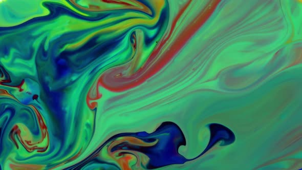 Abstract Colorful Sacral Liquid Waves Texture 851