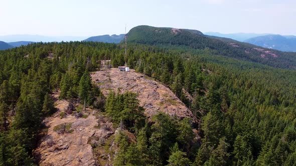 Wesley Ridge Mountain on Vancouver Island Canada