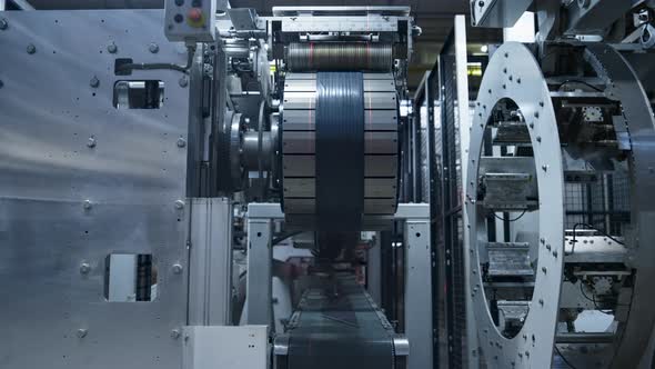 Modern Tire Production Machine Working Process in Technological Workshop