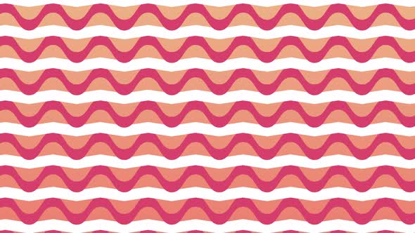 Variable Lines Decorative Pink Pattern