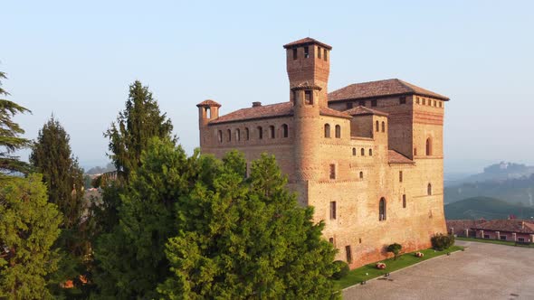 Grinzane Cavour Medieval Castle in Langhe, Piedmont