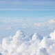 Clouds and sky view through window of aircraft - VideoHive Item for Sale