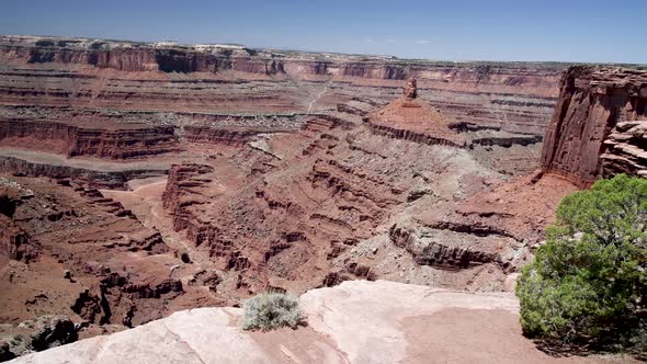 Dead Horse Point State Park in Summer Season USA Slow Motion