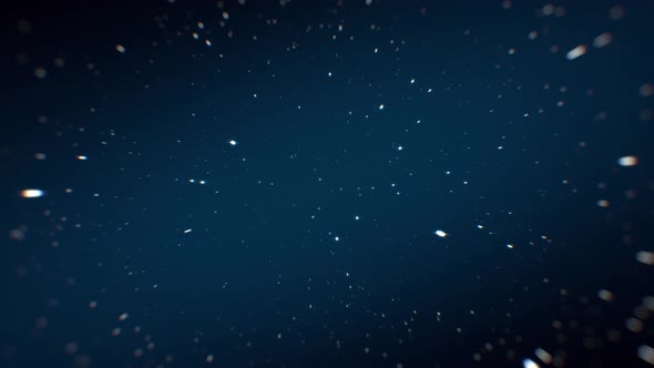 4K Starfield Space With Stars Background