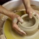 Making pottery on the potter's wheel - VideoHive Item for Sale