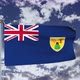 Turks And Caicos Islands Flag Waving 4k - VideoHive Item for Sale