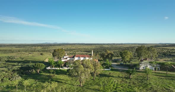 TEMPLAR HERMITAGE OF ALTAGRACIA IN GARROVILLAS DE ALCONETAR CACERES