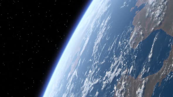 Flying Over Blue Earth