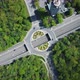 Aerial View of a Roundabout from Above - VideoHive Item for Sale