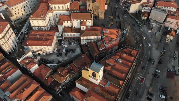 Picturesque Porto City with Bright White Buildings on Hill