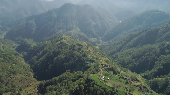 Rice Terraces Mountains